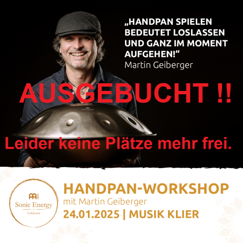 Meinl HANDPAN WORKSHOP mit Martin Geiberger 2024