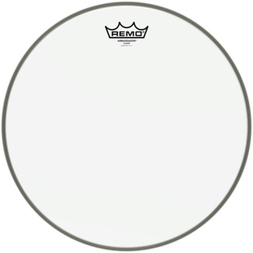 Remo Ambassador clear Bassdrumfell 18