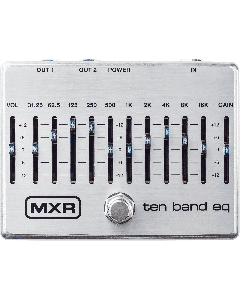 MXR M108S Ten Band Equalizer, silver