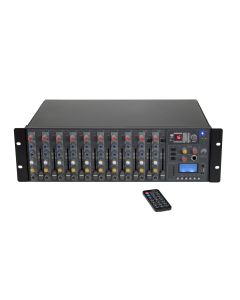 Omnitronic OMNITRONIC RM-1422FXA USB Rack-Power-Mixer