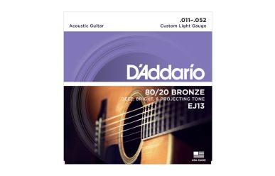 DAddario EJ13 80/20 Bronze Custom Light 011-052