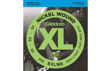 DAddario EXL165 Nickel Wound Bass Custom Light 045-105 Long Scale