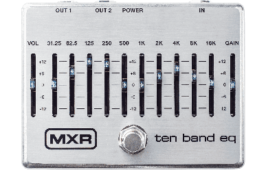 MXR M108S Ten Band Equalizer, silver