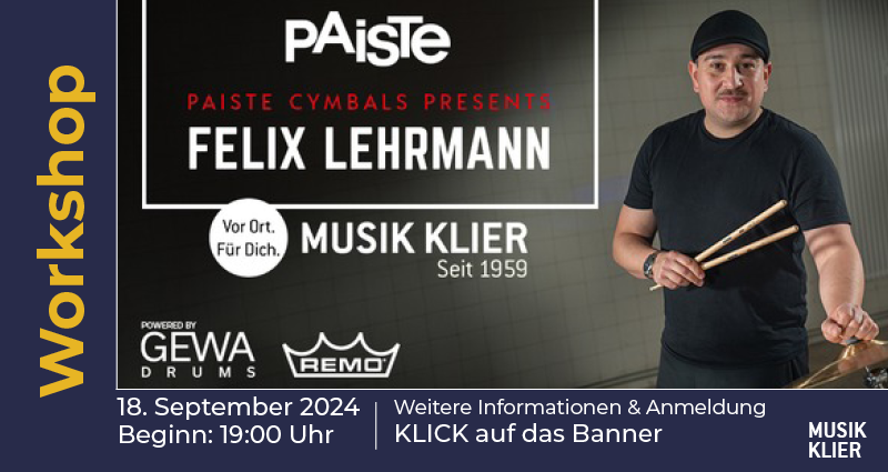Drumclinic mit Felix Lehrmann
