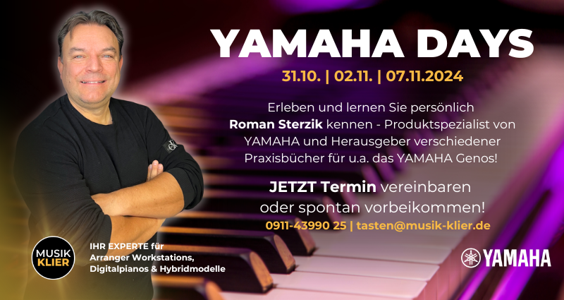 YAMAHA Days bei Musik Klier